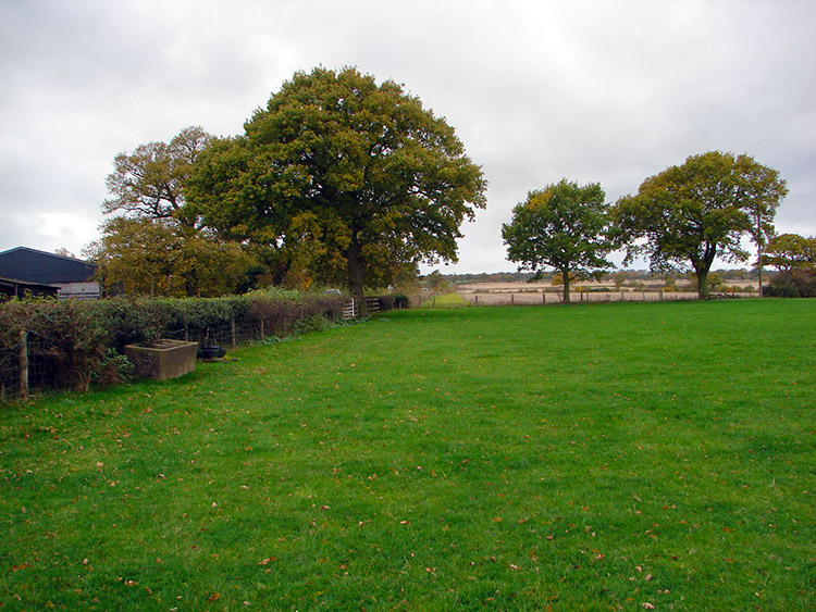 Open fields near Haggs Road Farm