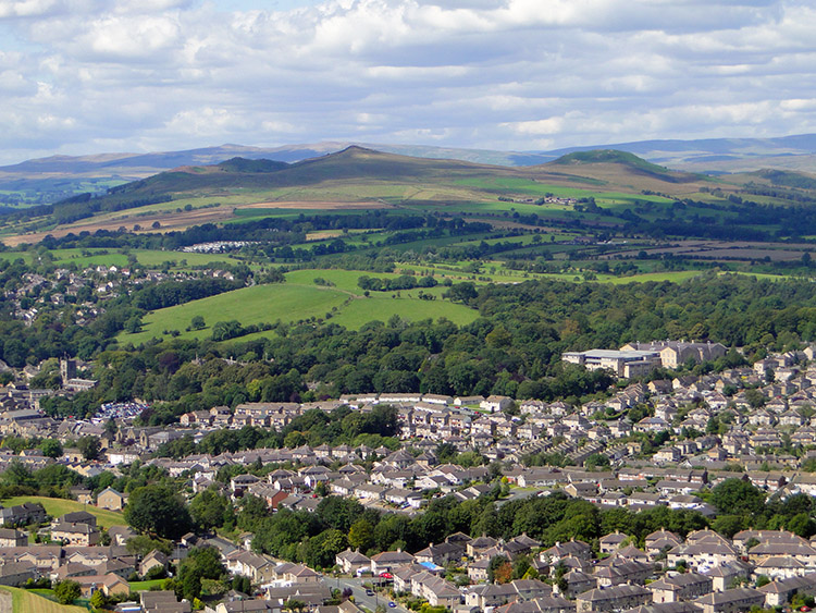Skipton with Flasby Fell beyond