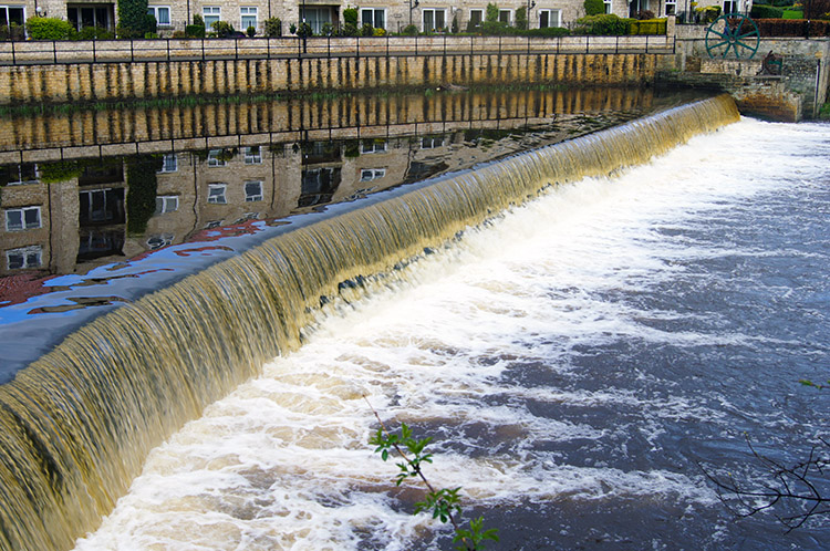 Weir on the River Wharfe at Wetherby