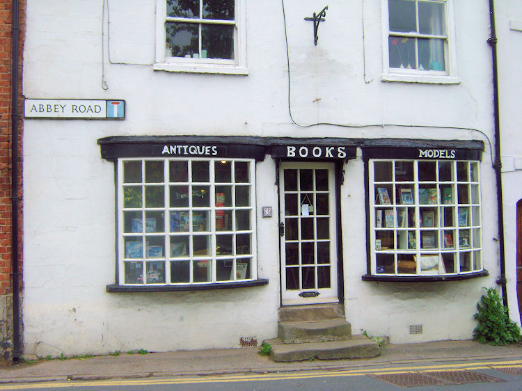 Antiques Books and Models shop on Abbey Road