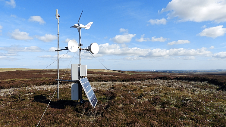 The contraption on Hazlewood Moor