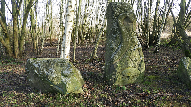 Tribute to Easter Island statues