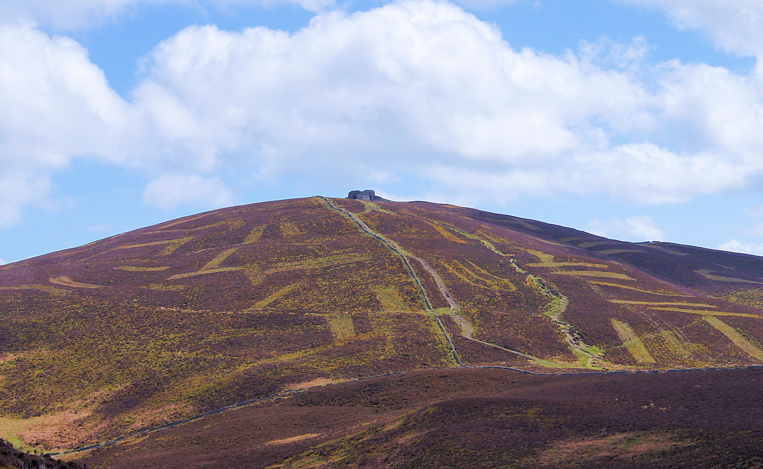 Approaching Moel Famau from the north on Offa's Dyke Path