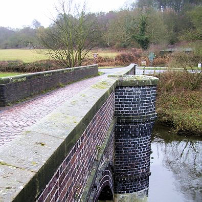 Weetman's Bridge over the Trent near Little Haywood