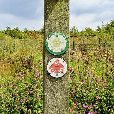 Waymarking for 'Walk for the Millennium'