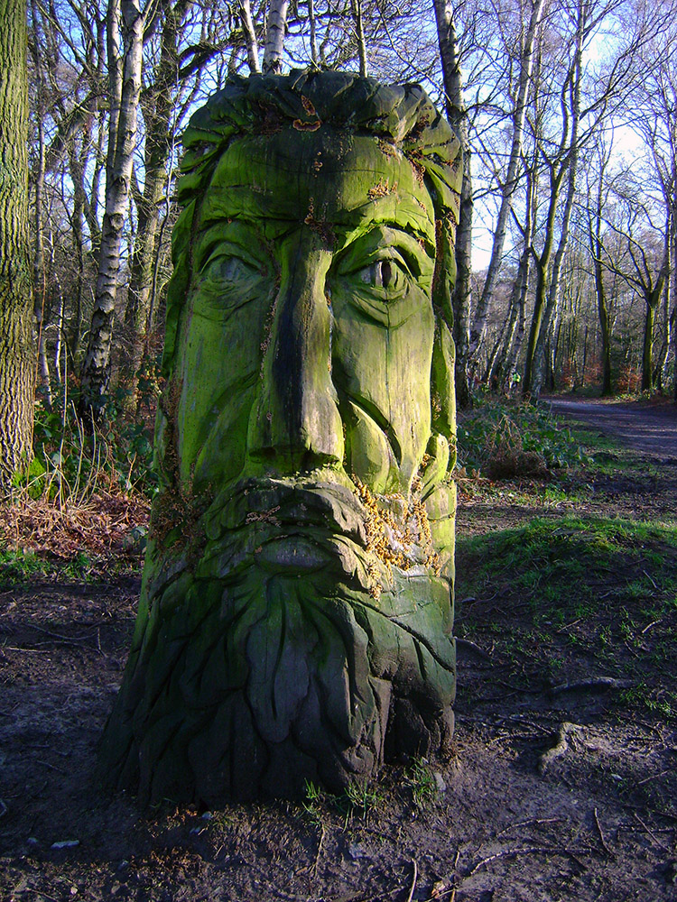 Green Man near Beacon Hill