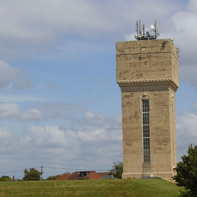 Water tower at Swingate