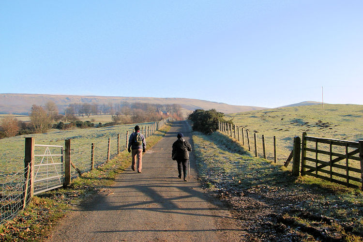 Following the Pennine Way from Dufton