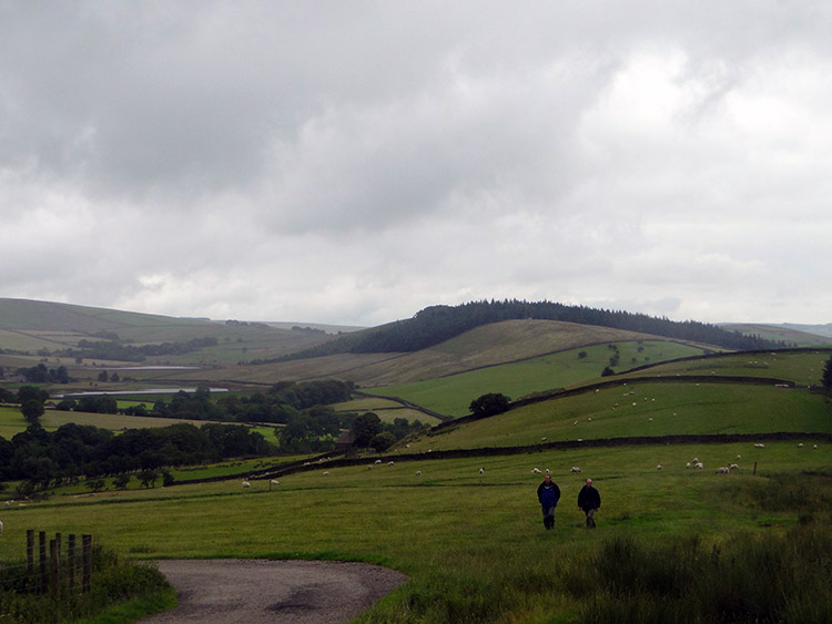 Looking back to Stang Top Moor