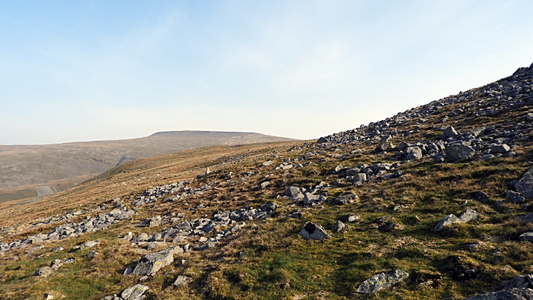 Crossing the north side of Burney Hill