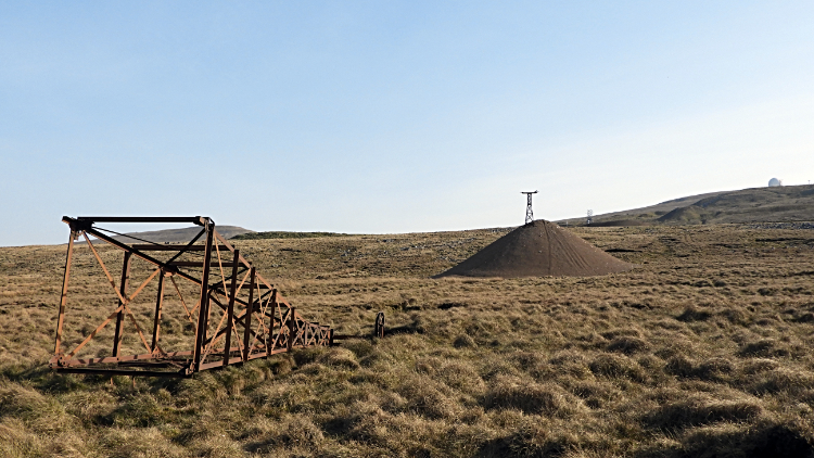 Old workings of Silverband Mine