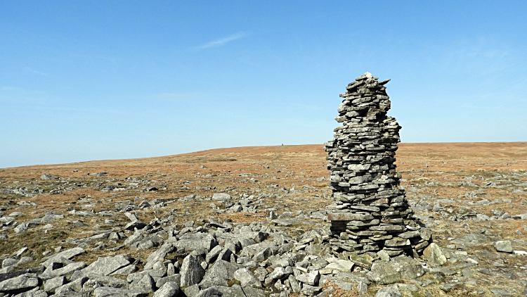 Cairn on Cross Fell