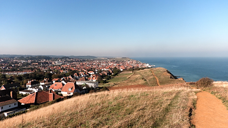 Norfolk Coast Path leading to Beeston Bump