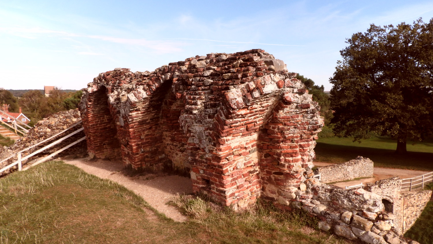 Castle Rising outer wall