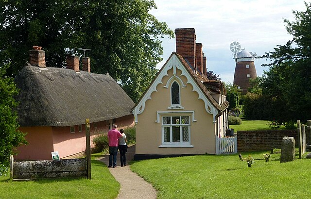 Almshouses at Thaxted church