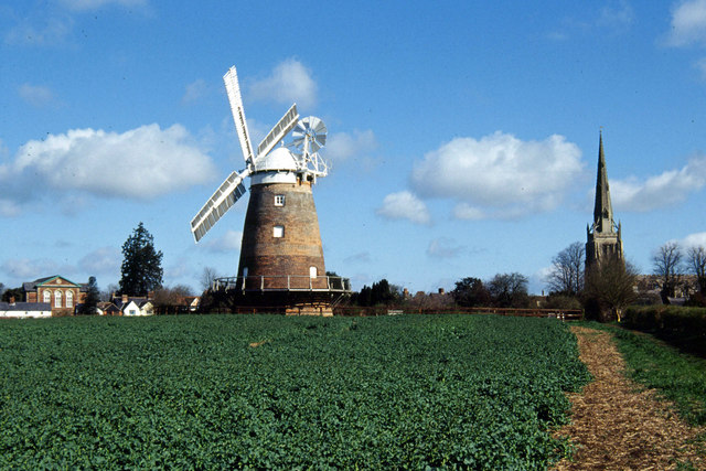 View to Thaxted from the south