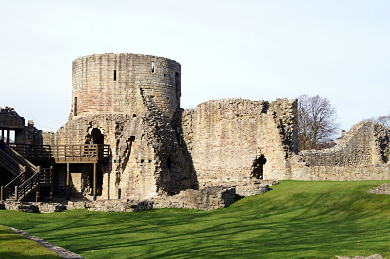 Castle ruins in Barnard Castle