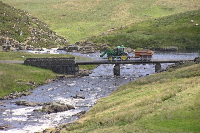 Bridge below Cow Green Dam