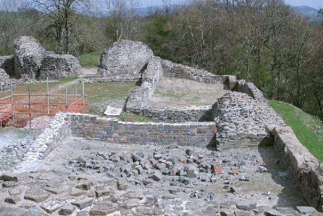 The inner cells of Dolforwyn Castle