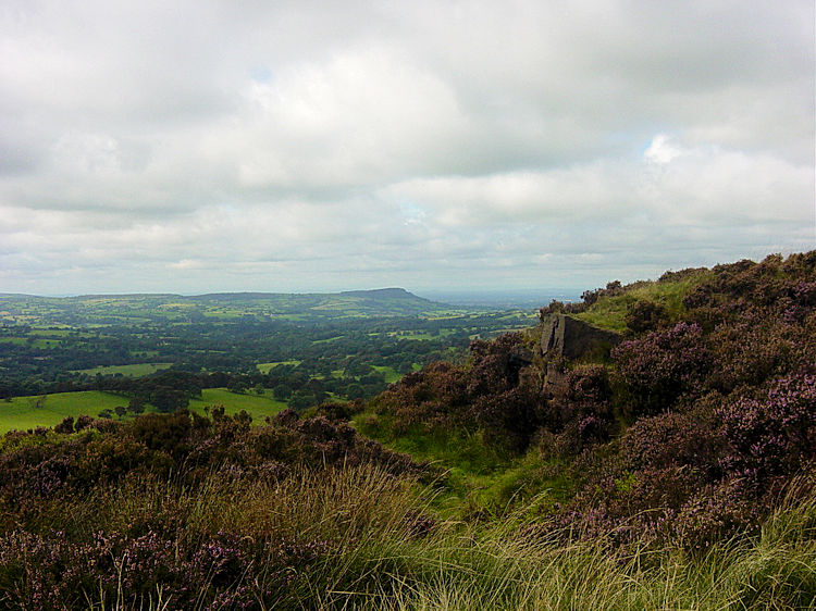 Peak District views open out after Lud's Church