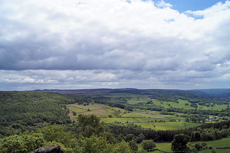 The view south to Chatsworth Park