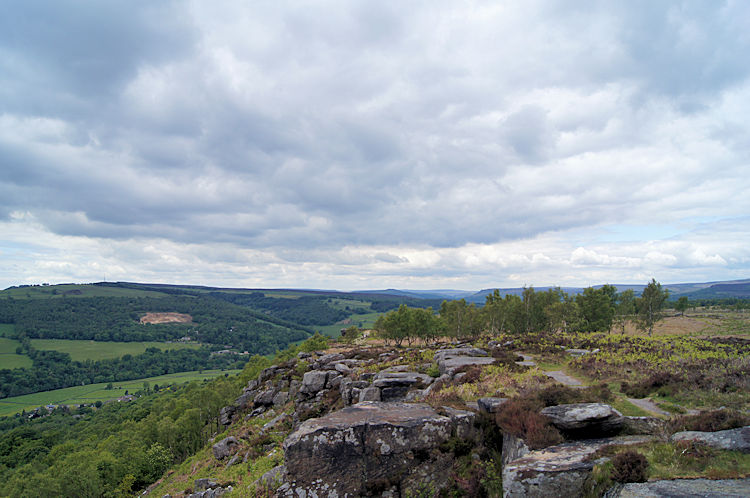 Northern end of Froggatt Edge