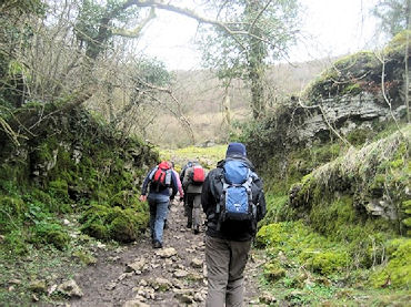 Leaving Monsal Dale