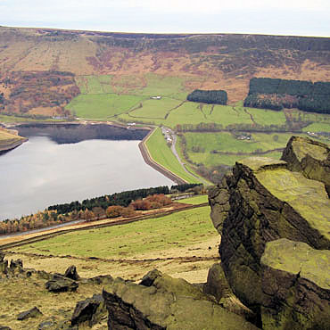 Dovestone Reservoir from Alderman's Hill