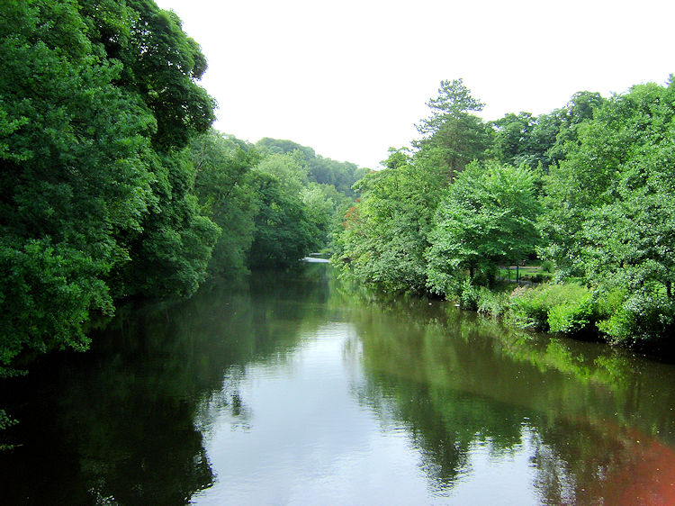 River Derwent at Matlock Bath River Gardens
