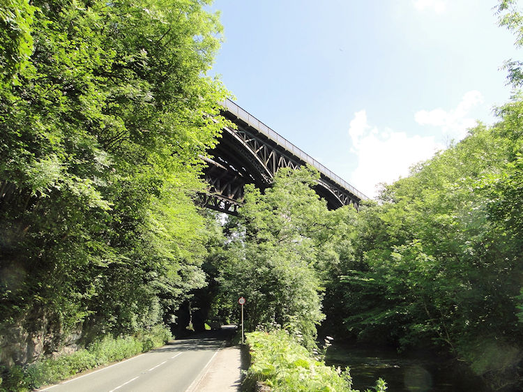 Rail viaduct on the Monsal Trail