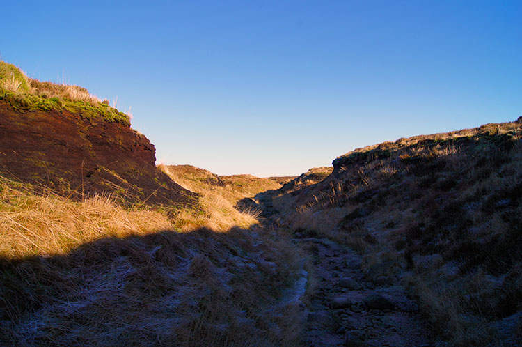 Following the Pennine Way to Bleaklow Head