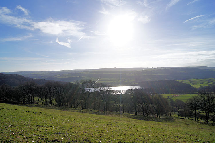 View from Rocher Edge to Agden Reservoir