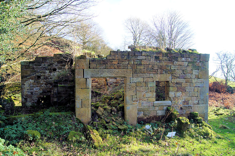 Derelict outbuilding at Rocher Head Farm