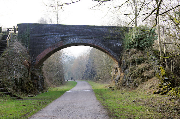 On the Monsal Trail near Litton Mill