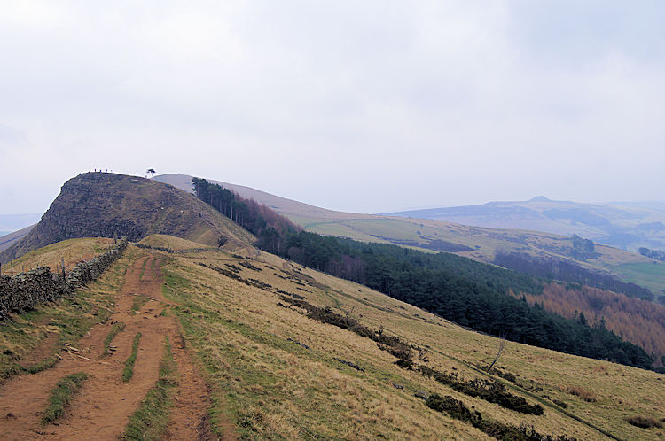 View from Hollin's Cross to Back Tor