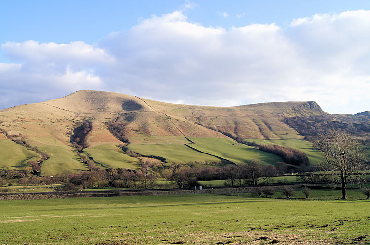Lose Hill and Back Tor as seen from Edale