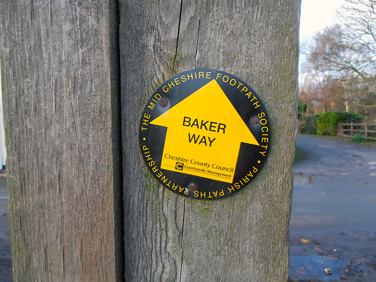Baker Way Marker