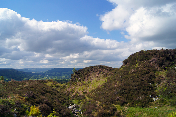 Old workings near Baslow Edge