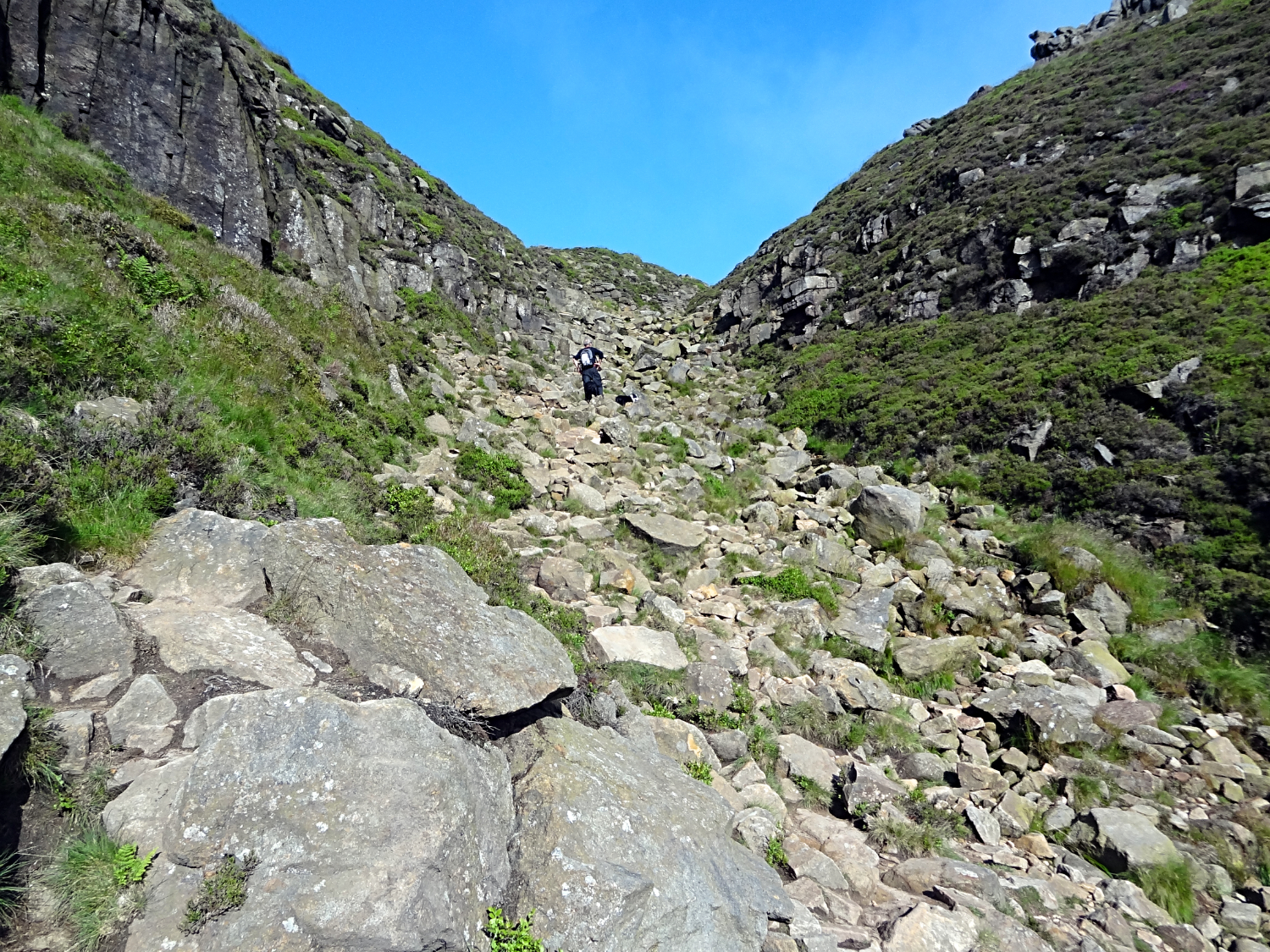 The Fox Holes scramble to Edale Moor