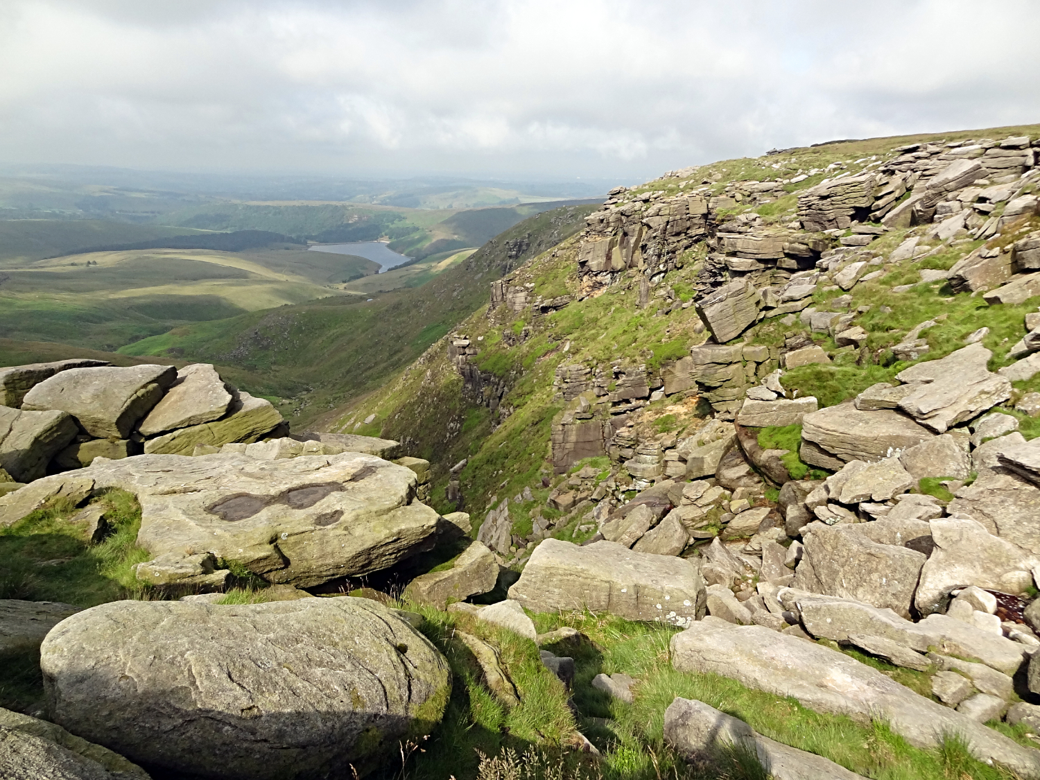 Kinder Downfall and Kinder Reservoir