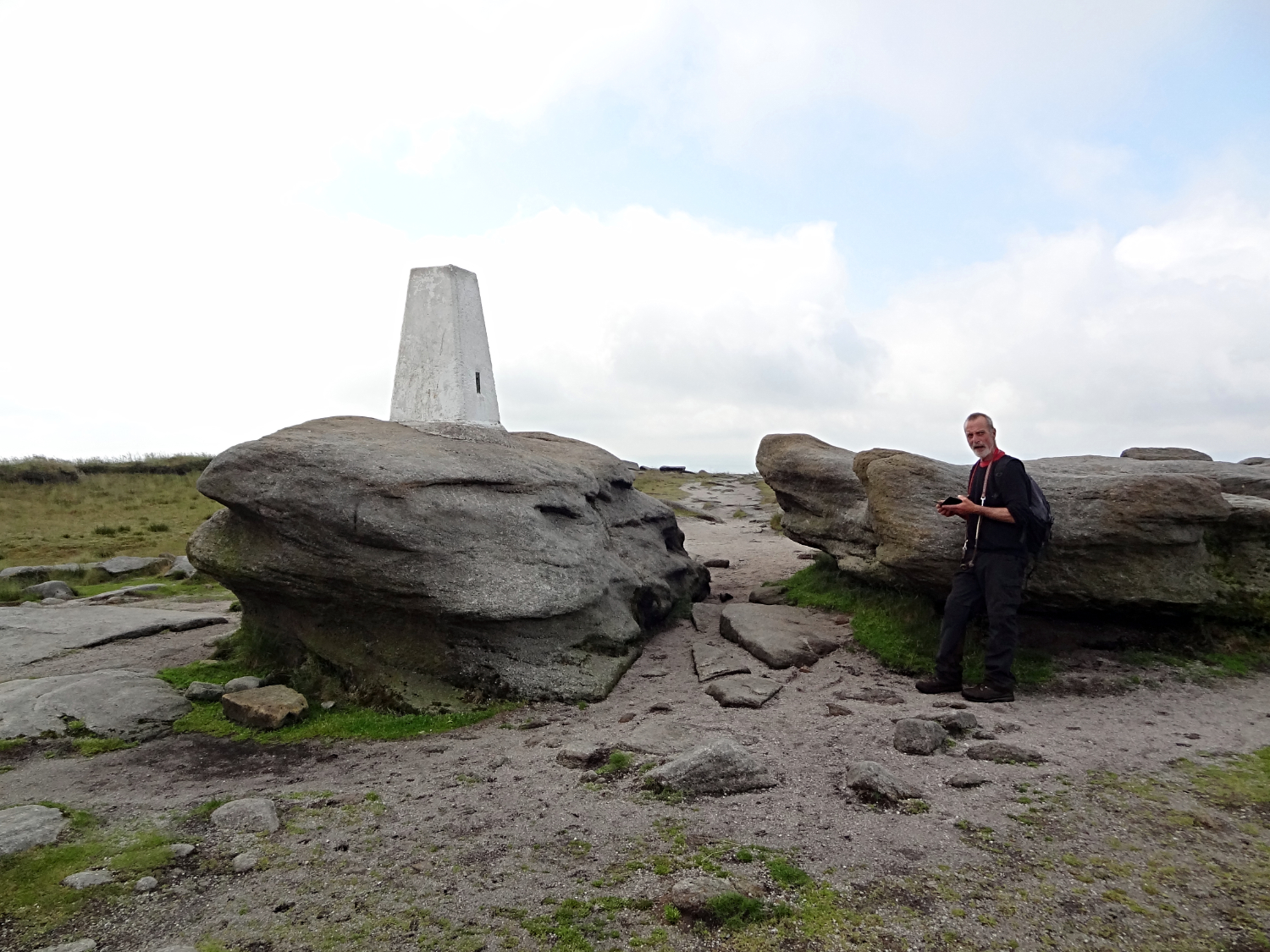 Trig Point at Kinder Low