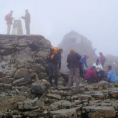 Crowds at the Trig