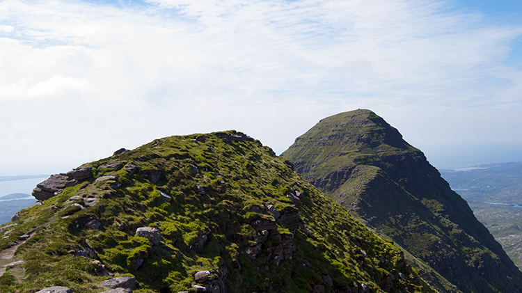 Looking back to Caisteal Liath