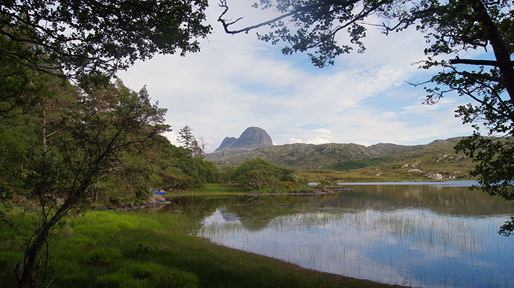 Loch Druim Suardalain and Suilven