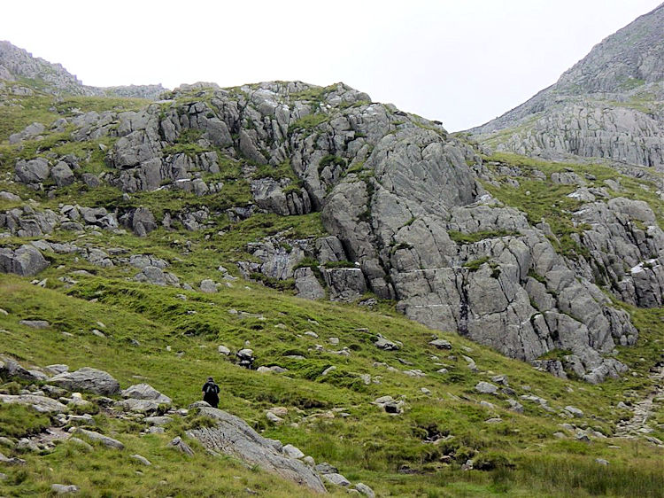 Getting closer to the final ascent of Tryfan