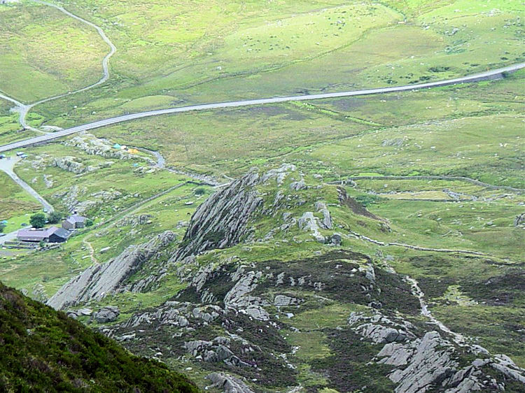 The trainee rock climbers obelisk, Tryfan Bach