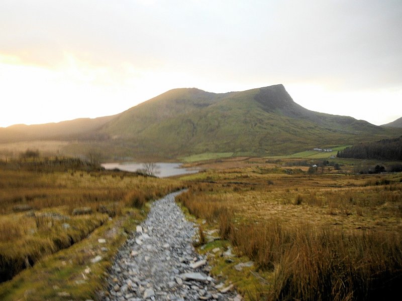 Looking back to Snowdon