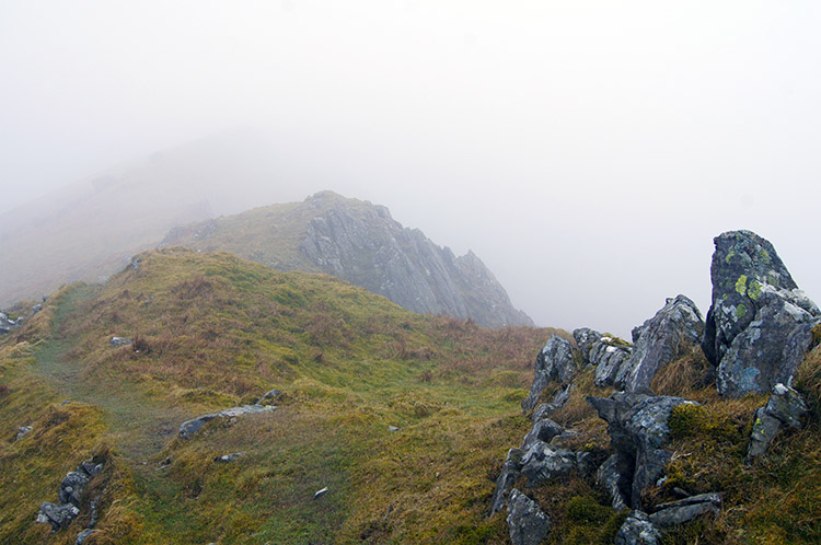 The ridge of Moelwyn Mawr
