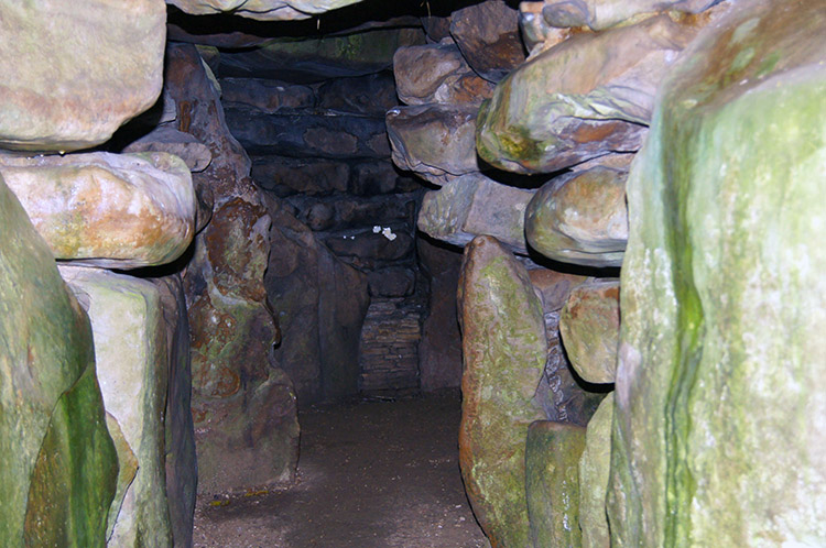 Inside West Kennett Long Barrow