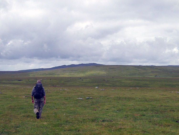 Crossing Bodmin Moor near Source of River Fowey